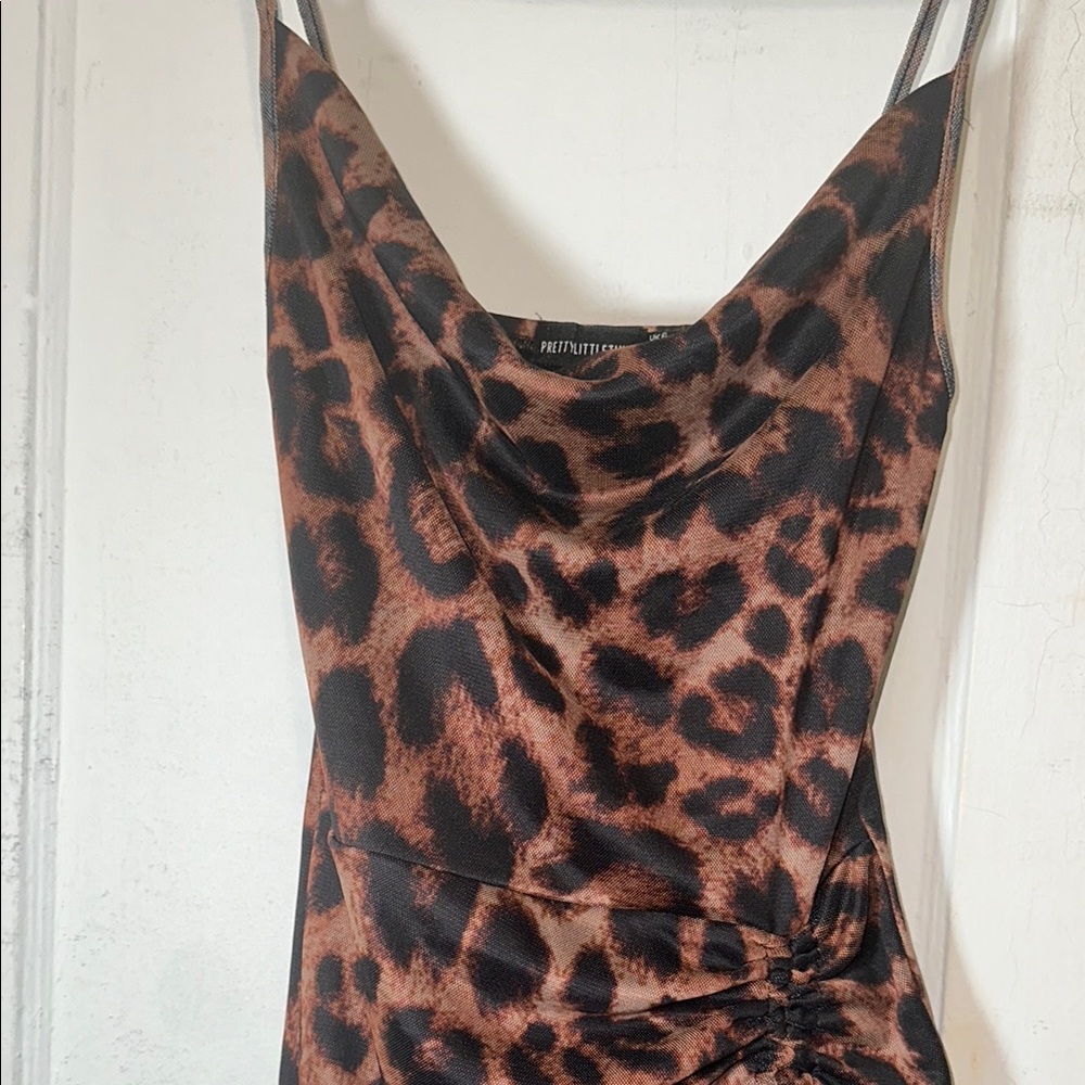 PrettyLittleThing Leopard Print Dress